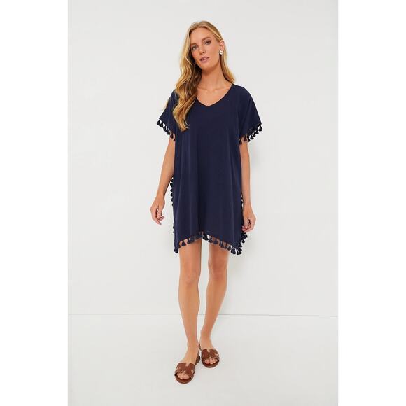 Pomander Place Other - Pomander Place Tuckernuck Navy Katie Caftan SZ M/L